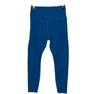 Beyond Yoga Blue At Your Leisure High-Waist Leggings